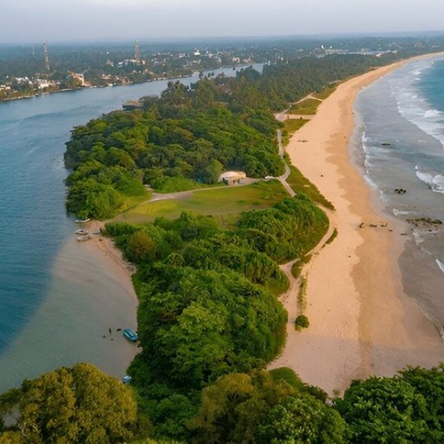Exploring the golden beaches of Bentota.