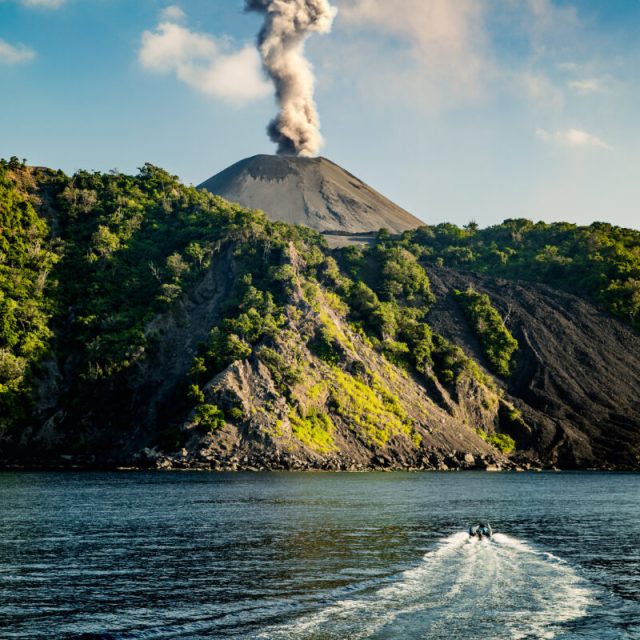 Taking a thrilling speedboat ride to Barren Island, India’s only active volcano.